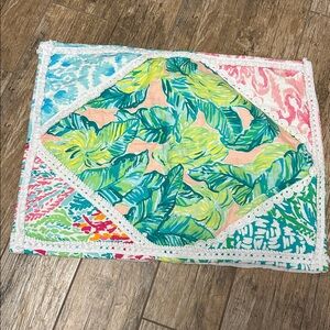 Lilly Pulitzer Pottery Barn Kids Pillow Sham patchwork standard